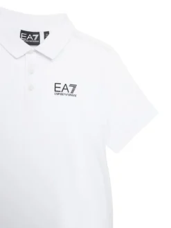 EA7 Emporio Armani Polo 7B000022 AF10378 U0002 Biały Regular Fit