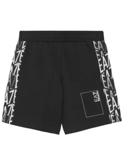 EA7 Emporio Armani Szorty sportowe 7B000077 AF10380 UC001 Czarny Regular Fit