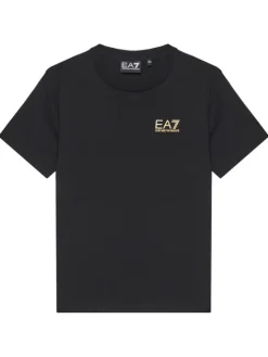 EA7 Emporio Armani T-Shirt 7B000020 AF10378 MC004 Czarny Regular Fit