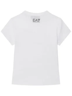 EA7 Emporio Armani T-Shirt 7G000257 AF10373 U0002 Biały Slim Fit