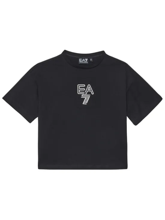 EA7 Emporio Armani T-Shirt 7G000042 AF12503 UC001 Czarny Relaxed Fit