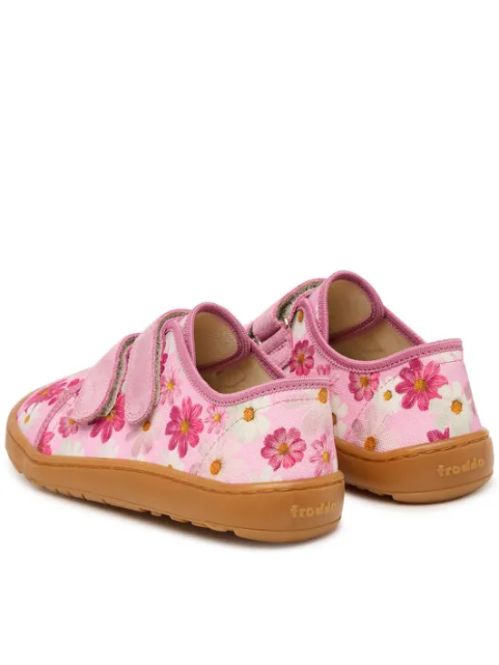 Froddo Kapcie Barefoot Canvas G1700440-9 D Różowy