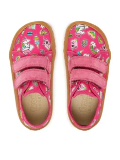 Froddo Kapcie Barefoot Canvas G1700440-10 S Różowy