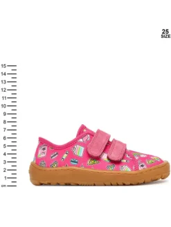 Froddo Kapcie Barefoot Canvas G1700440-10 S Różowy
