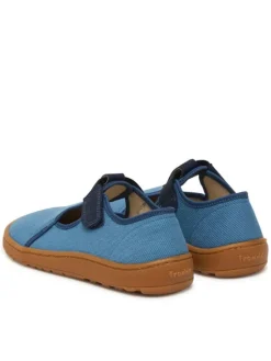 Froddo Kapcie Barefoot Canvas T-Bar G1700439-1 D Niebieski