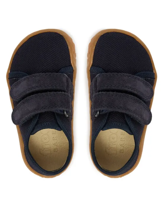 Froddo Kapcie Barefoot Canvas G1700440-2 M Granatowy