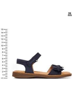 Froddo Sandały Lorine Flowers G3150251-6 M Granatowy