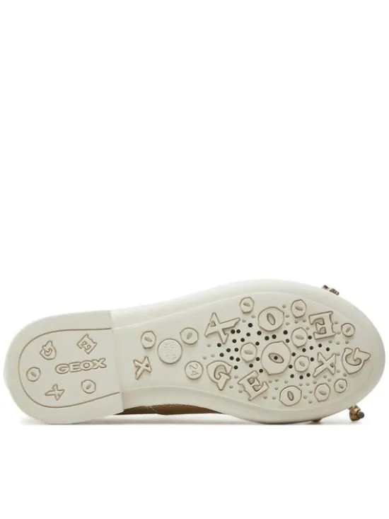 Geox Baleriny Jr Plie' J4555D 00044 C2010 M Złoty