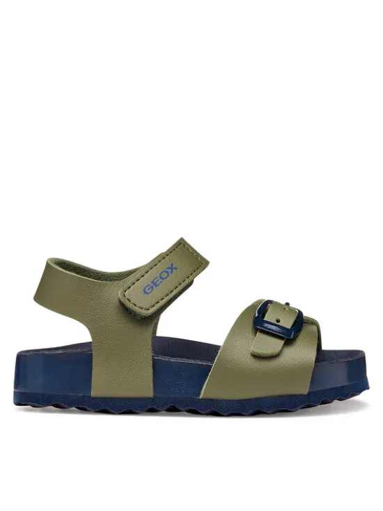 Geox Sandały B Sandal Chalki Boy B652QA 000BC CD3F4 S Zielony