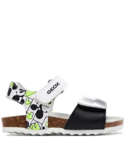 Geox Sandały B Sandal Chalki Boy B152QC 000BC C0552 M Biały