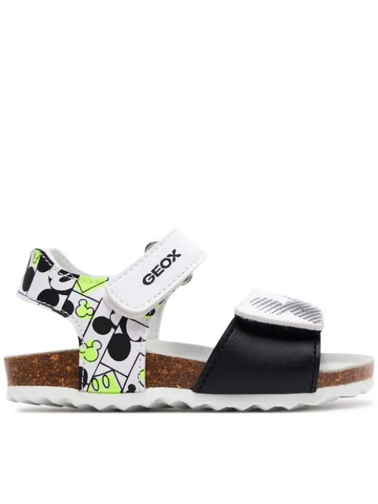 Geox Sandały B Sandal Chalki Boy B152QC 000BC C0552 M Biały