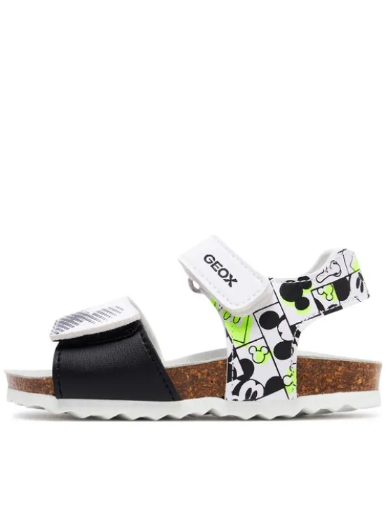 Geox Sandały B Sandal Chalki Boy B152QC 000BC C0552 M Biały