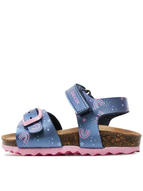 Geox Sandały B Sandal Chalki Girl B922RA 000NF CF48T M Granatowy