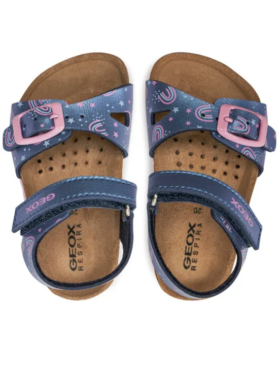 Geox Sandały B Sandal Chalki Girl B922RA 000NF CF48T M Granatowy