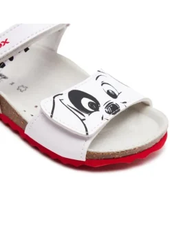 Geox Sandały B Sandal Chalki Girl B452RB 0003W C0404 S Biały
