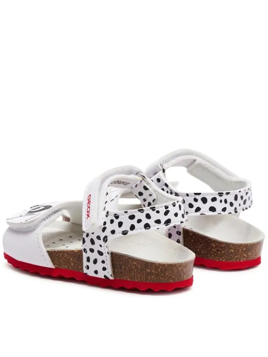 Geox Sandały B Sandal Chalki Girl B452RB 0003W C0404 S Biały