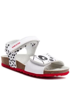 Geox Sandały B Sandal Chalki Girl B452RB 0003W C0404 S Biały