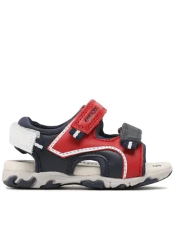 Geox Sandały B Sandal Flaffee Boy B3559A 08515 C7217 M Czerwony