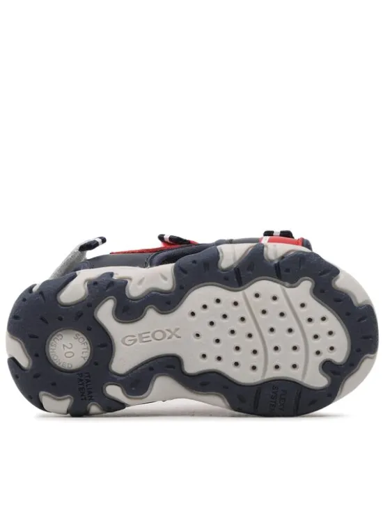 Geox Sandały B Sandal Flaffee Boy B3559A 08515 C7217 M Czerwony