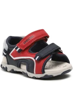 Geox Sandały B Sandal Flaffee Boy B3559A 08515 C7217 M Czerwony