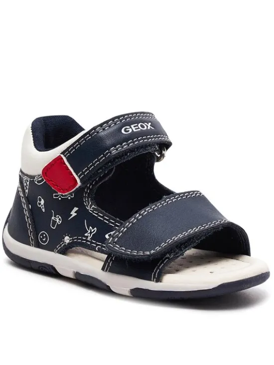 Geox Sandały B Sandal Tapuz Boy B450XB 000BC C0735 Granatowy