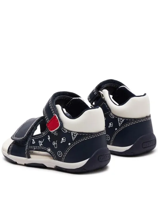 Geox Sandały B Sandal Tapuz Boy B450XB 000BC C0735 Granatowy