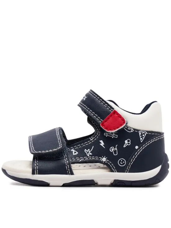 Geox Sandały B Sandal Tapuz Boy B450XB 000BC C0735 Granatowy