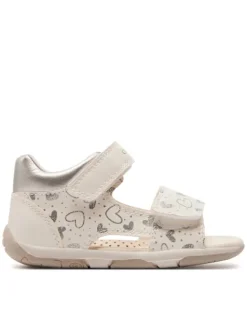 Geox Sandały B Sandal Tapuz Girl B450YA 054AJ C0007 Biały
