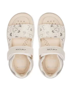 Geox Sandały B Sandal Tapuz Girl B450YA 054AJ C0007 Biały