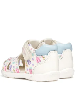 Geox Sandały B Sandal Zapito Girl B556FB 05404 C0270 Biały