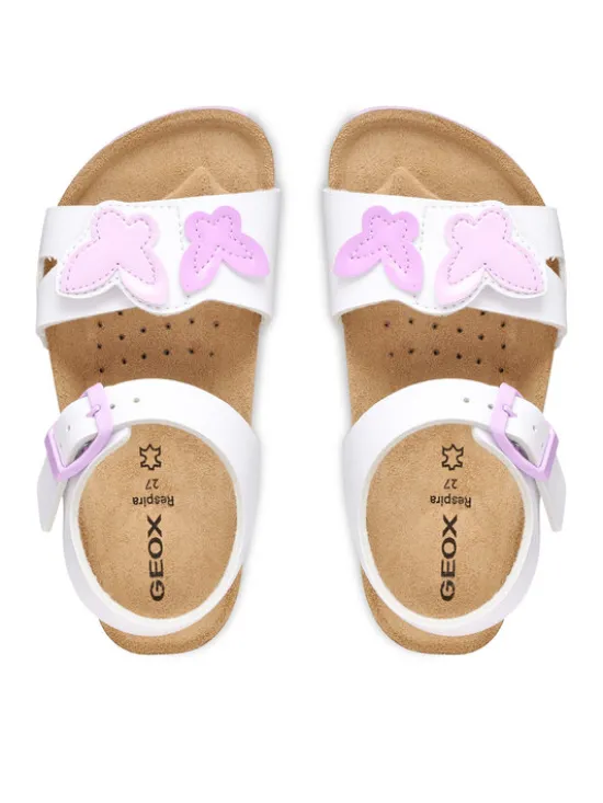 Geox Sandały J Adriel Girl J658MA 05402 C0406 D Biały