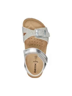 Geox Sandały J Adriel Girl J028MC 0BNEW C1007 M Srebrny