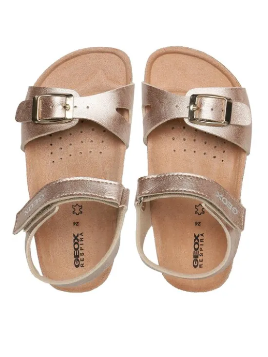 Geox Sandały J Adriel Girl J028MC000BJC8124 M Różowy