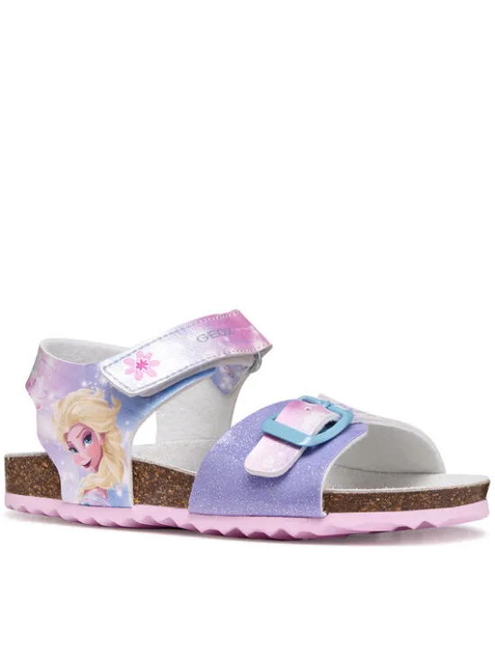 Geox Sandały J Adriel Girl J558MG 0NFKC C8545 D Fioletowy