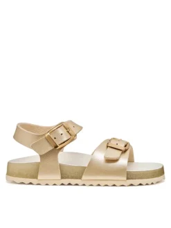 Geox Sandały J Adriel Girl J558MI 000NF C2010 M Złoty