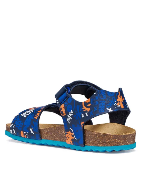 Geox Sandały J Ghita Boy J028LB 06A54 C0693 M Granatowy