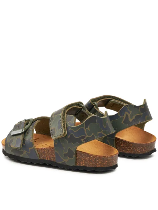 Geox Sandały J Ghita Boy J028LB 00004 C0837 M Khaki