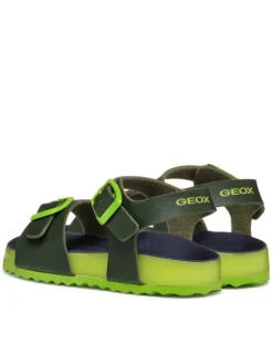 Geox Sandały J Ghita J558LC 0003W C3X2K S Khaki
