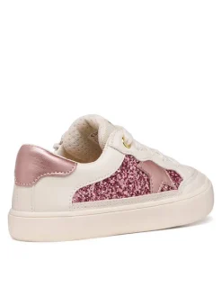 Geox Sandały J Gisli Girl J654NB 0BCEW C1M8W S Écru