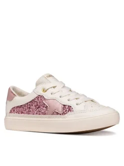 Geox Sandały J Gisli Girl J654NB 0BCEW C1M8W S Écru