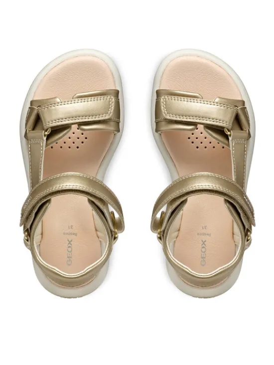 Geox Sandały J Puffypop Gi J55MSC 000BC C2012 M Złoty