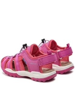 Geox Sandały Jr Borealis Girl J450WB 01450 C8N7Q S Różowy