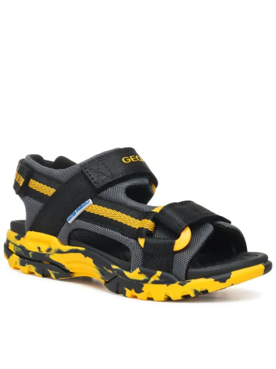 Geox Sandały Jr Borealis J450RE 1411 C0054 S Czarny