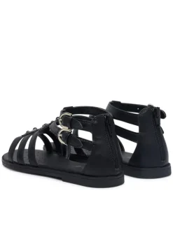 Geox Sandały Jr Sandal Karly J6535D 000BC C9258 D Czarny