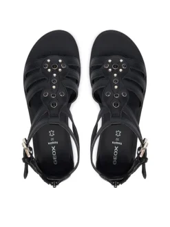 Geox Sandały Jr Sandal Karly J6535D 000BC C9258 S Czarny