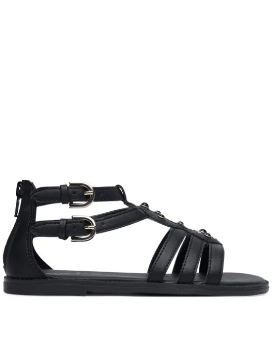 Geox Sandały Jr Sandal Karly J6535D 000BC C9258 S Czarny