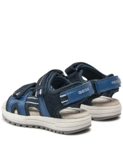 Geox Sandały J Sandal Alben Boy J35AVA 01520 CF44M M Granatowy