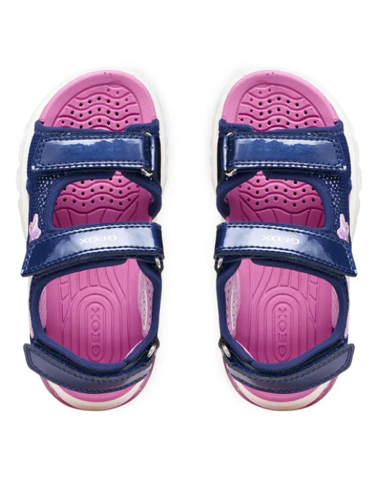 Geox Sandały J Sandal Ciberdron G J55MWA 0ASKN C0694 D Granatowy