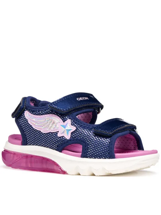 Geox Sandały J Sandal Ciberdron G J55MWA 0ASKN C0694 D Granatowy