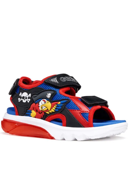 Geox Sandały J Sandal Ciberdron B J65MXA 01454 C0833 D Granatowy